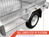 8X5 GALVANISED BOX TRAILER FULLY WELDED 450 HIGH SIDE WITH CAGE 🙂🙂🙂