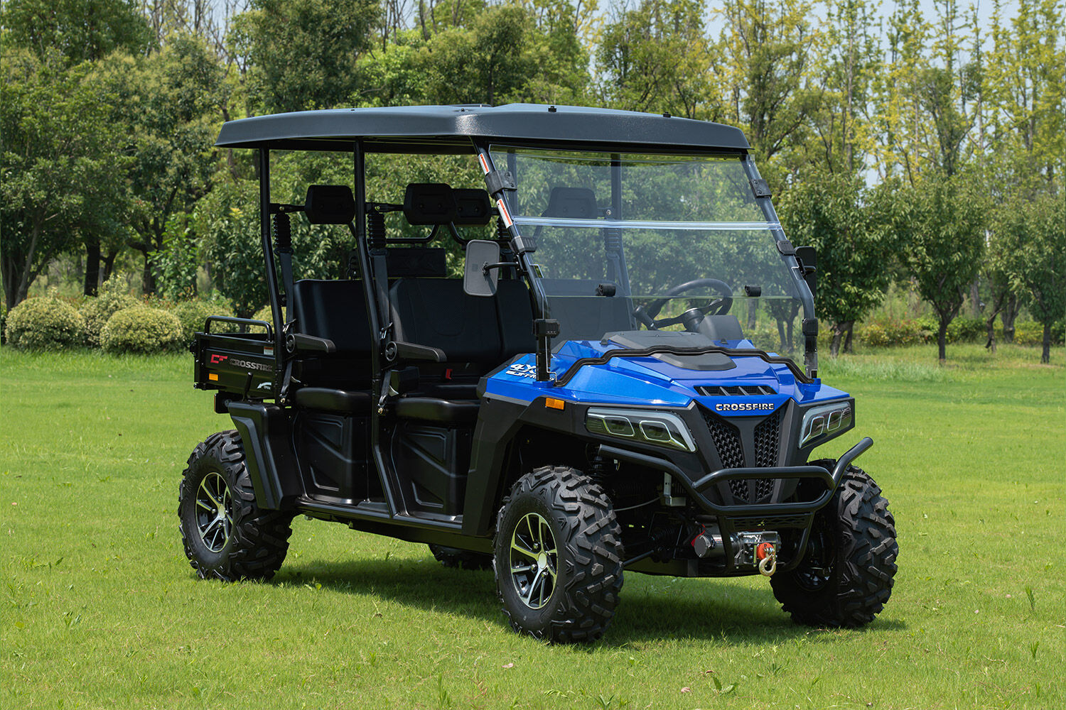 Crossfire E10 Crew – Affordable 4-Seat Electric UTV Side-by-Side for Worksites , Mining & Farms ⚡⚡⚡