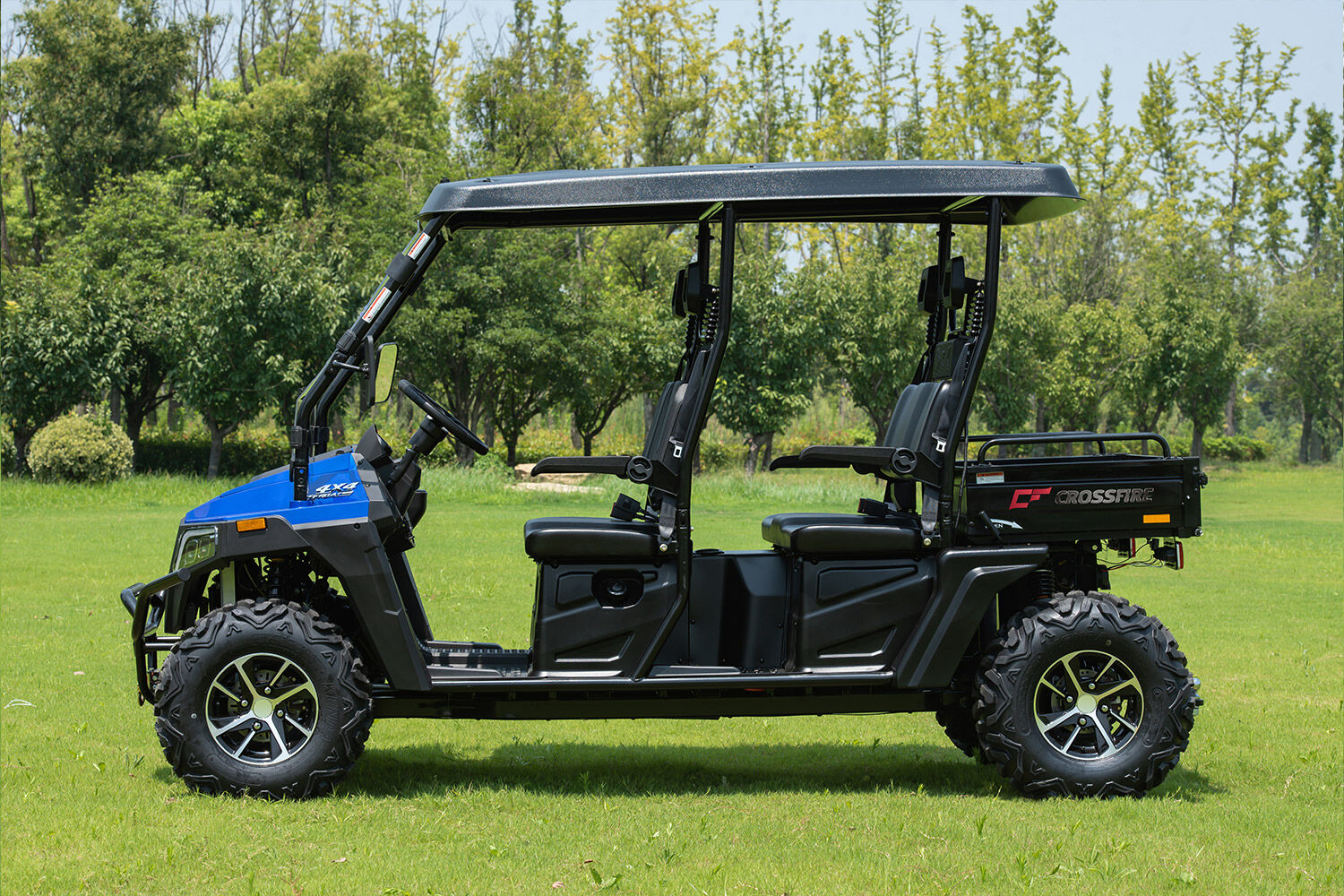 Crossfire E10 Crew – Affordable 4-Seat Electric UTV Side-by-Side for Worksites , Mining & Farms ⚡⚡⚡