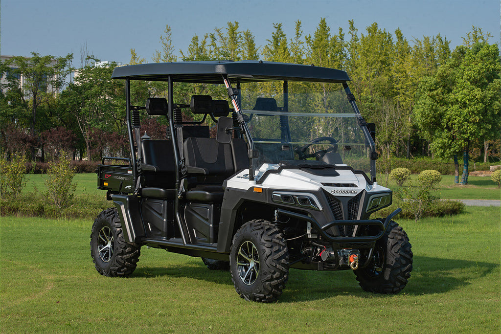 Crossfire E10 Crew – Affordable 4-Seat Electric UTV Side-by-Side for Worksites , Mining & Farms ⚡⚡⚡