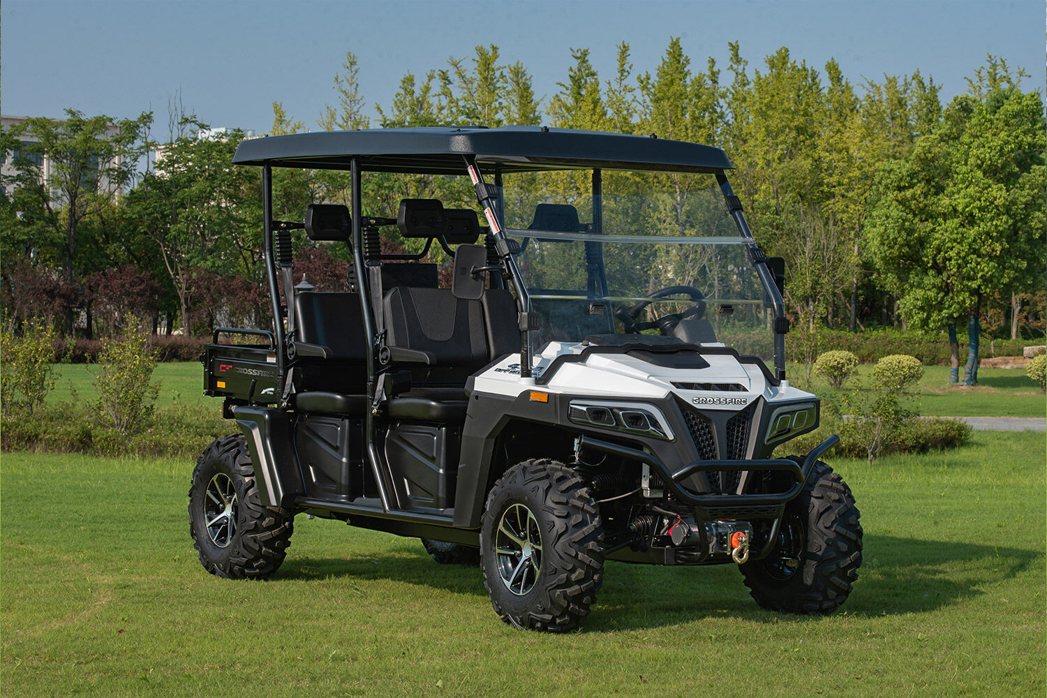 Crossfire E10 Crew – Affordable 4-Seat Electric UTV Side-by-Side for Worksites , Mining & Farms ⚡⚡⚡