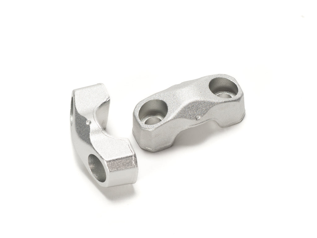 EBOX 1 & 2 Handlebar Risers - Silver