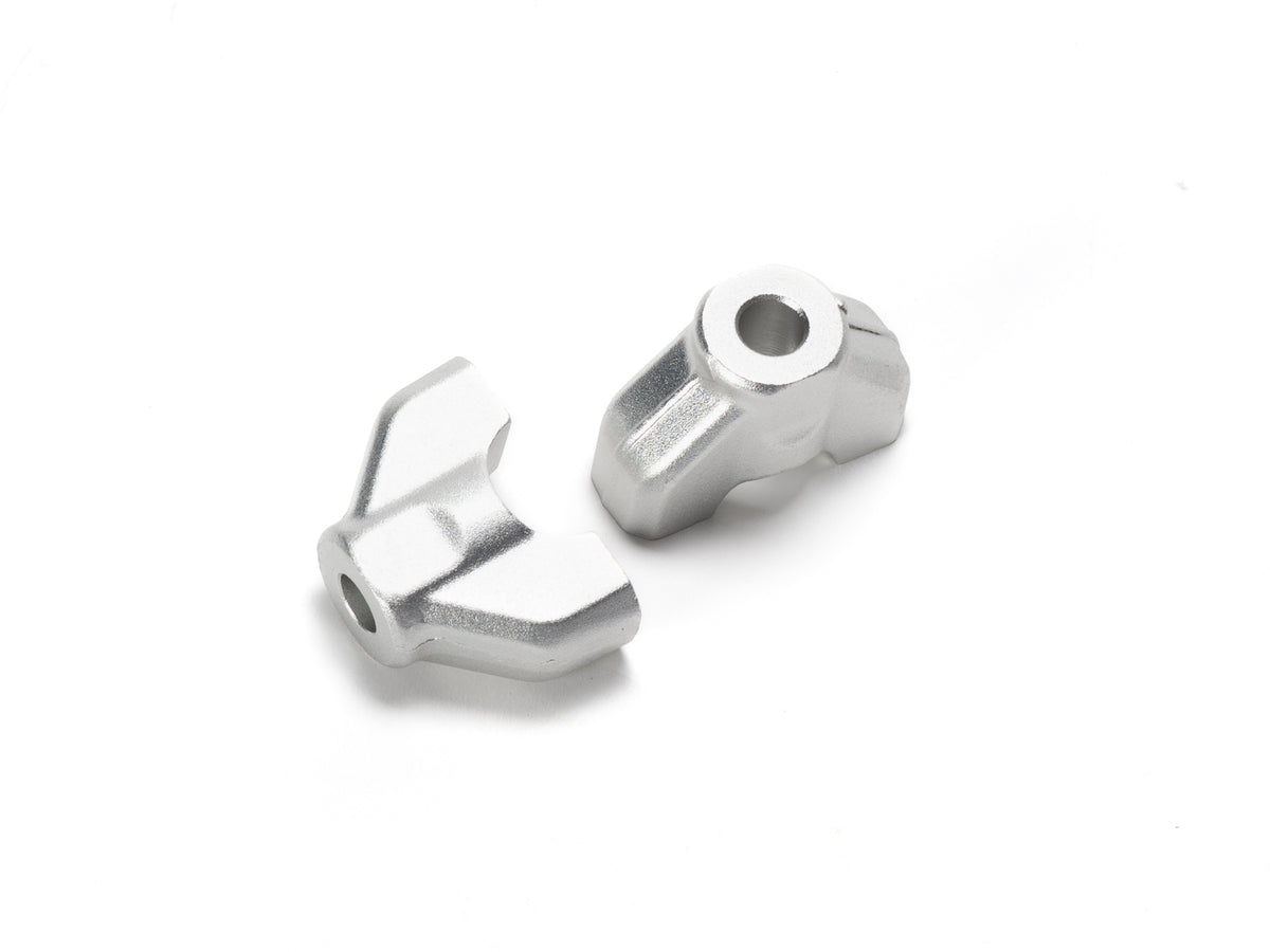 EBOX 1 & 2 Handlebar Risers - Silver