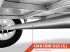 7X4 GALVANISED BOX TRAILER FULLY WELDED 300MM SIDE CAGE INCLUDED 🙂🙂🙂