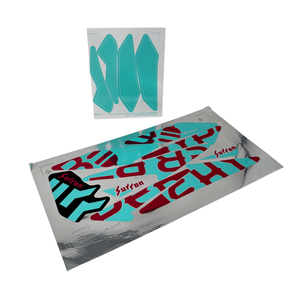 Surron Hyper Bee Decal Set (Blue & Rose Gold), image 2