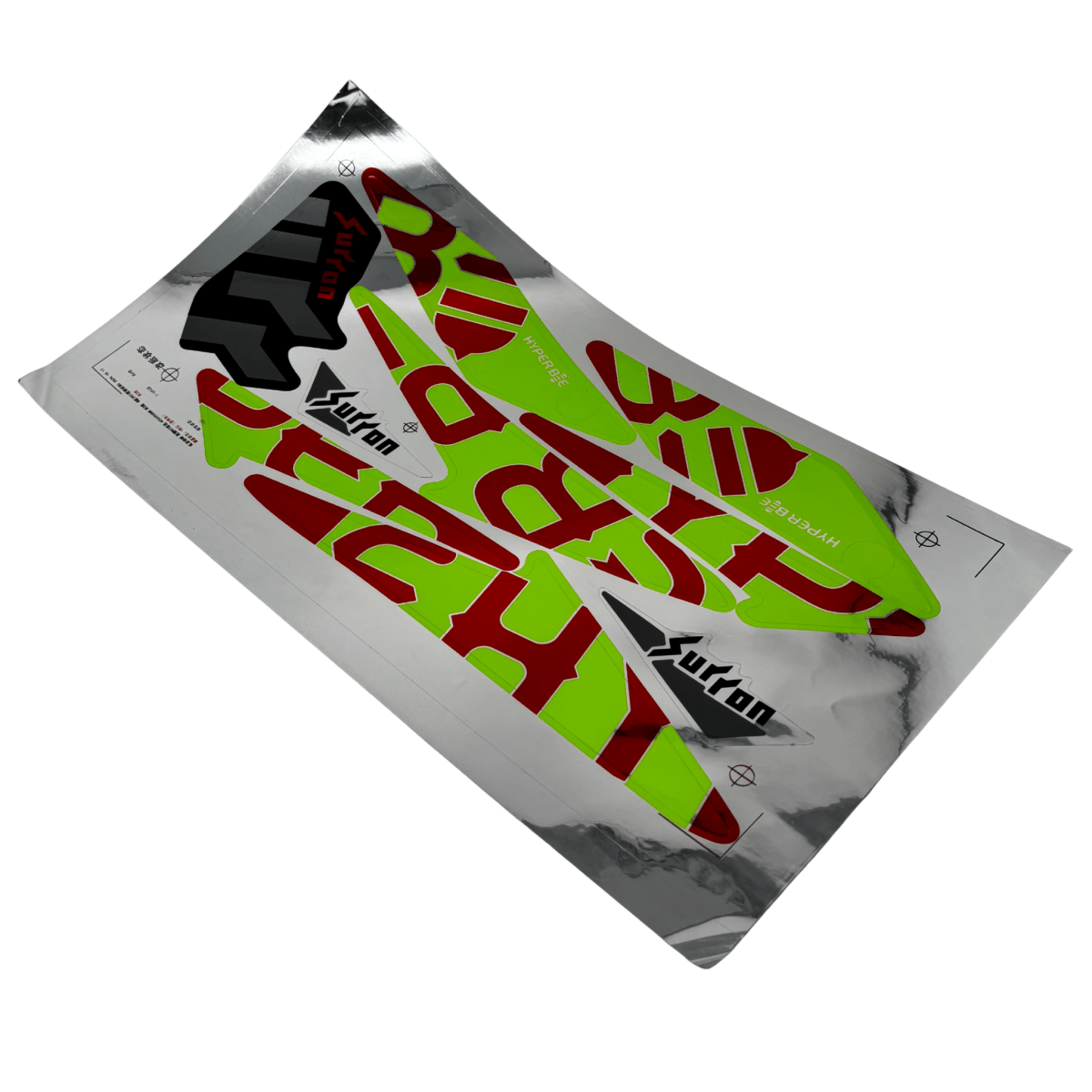 Surron Hyper Bee Decal Set (Green & Red), image 2