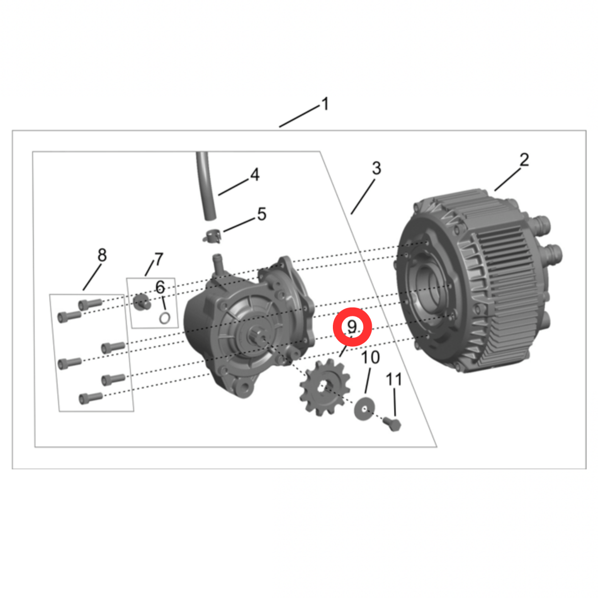Surron Hyper Bee Front Sprocket (12t), image 3