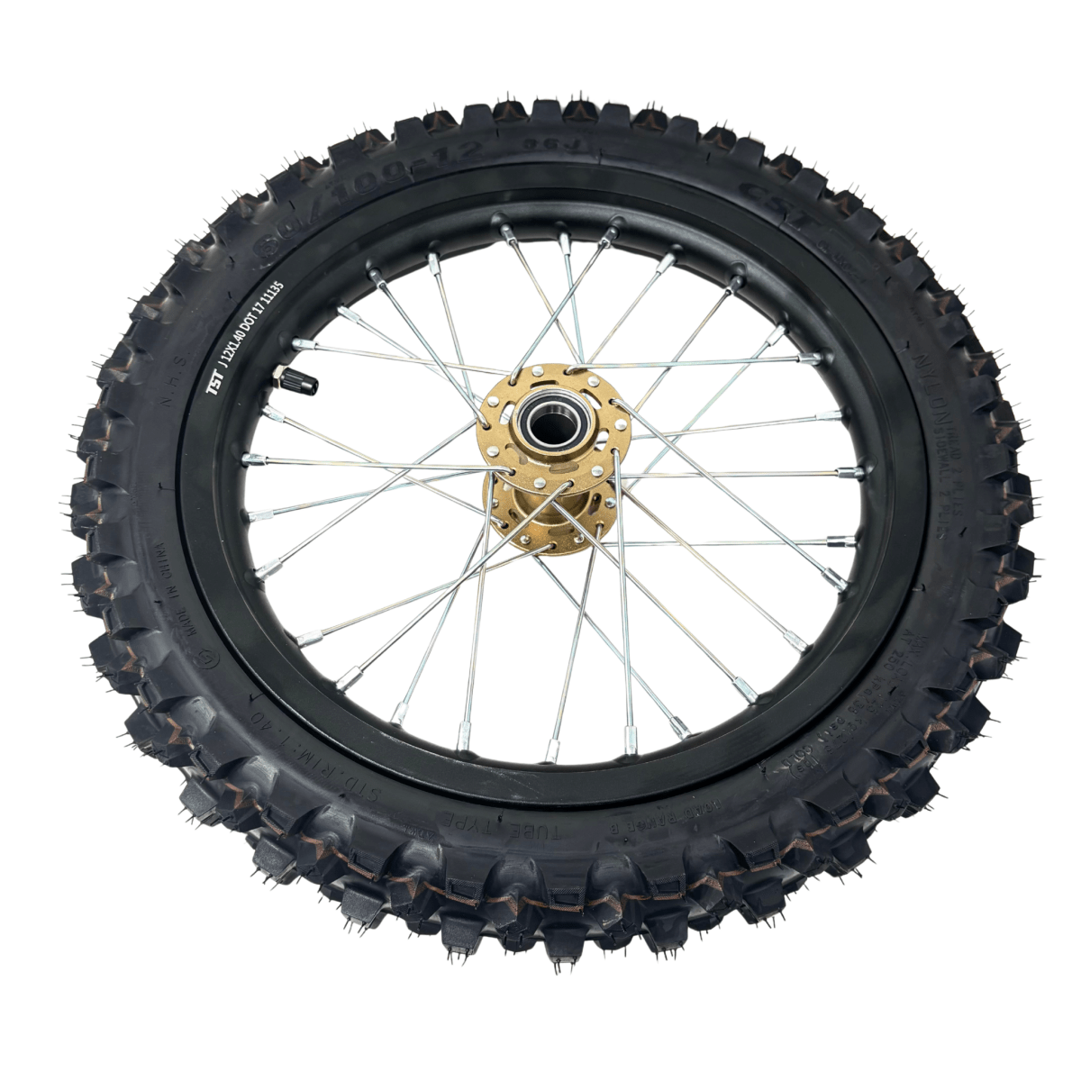 Surron Hyper Bee Front Wheel Assembly (12"), image 2