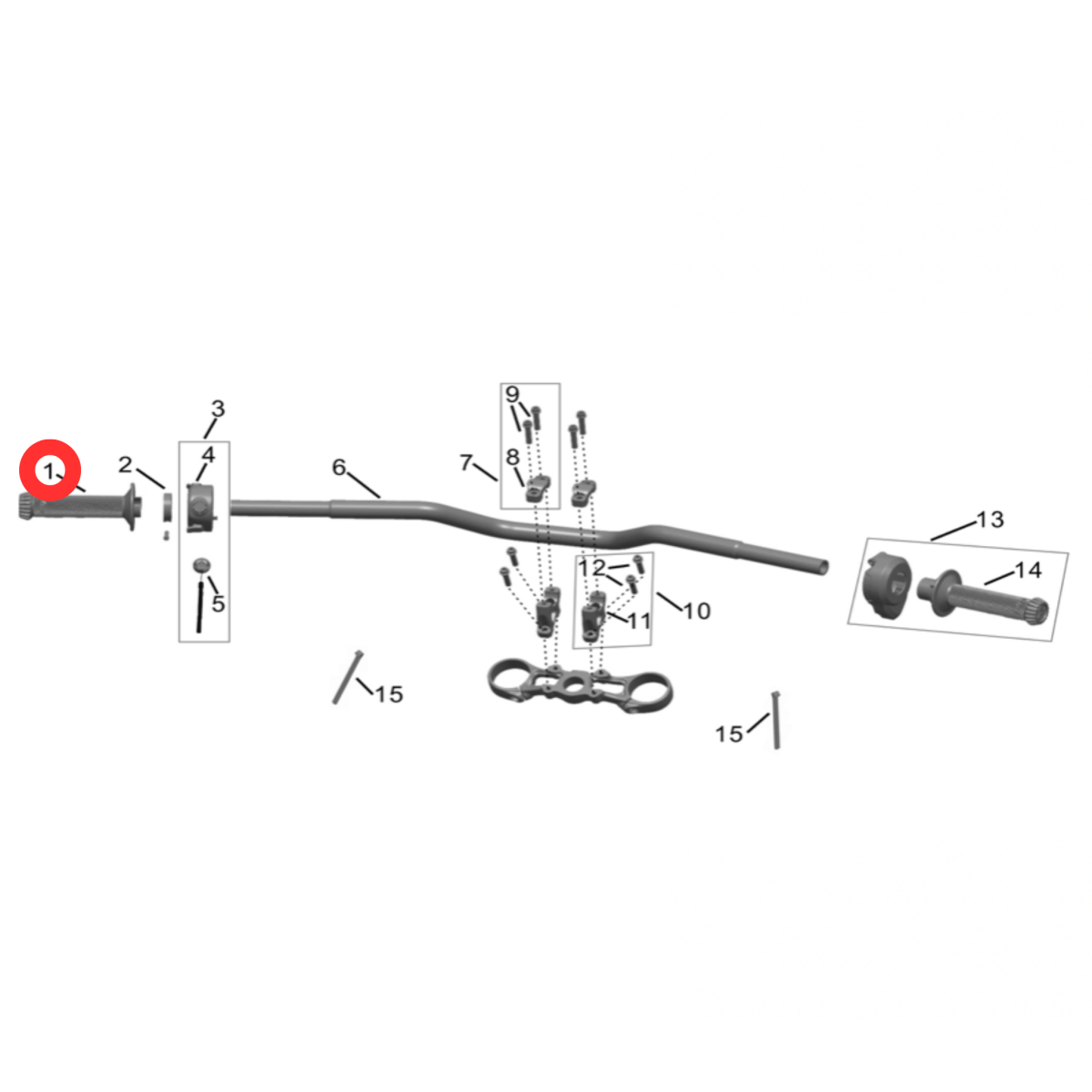 Surron Hyper Bee Handle Grip (Left), image 3