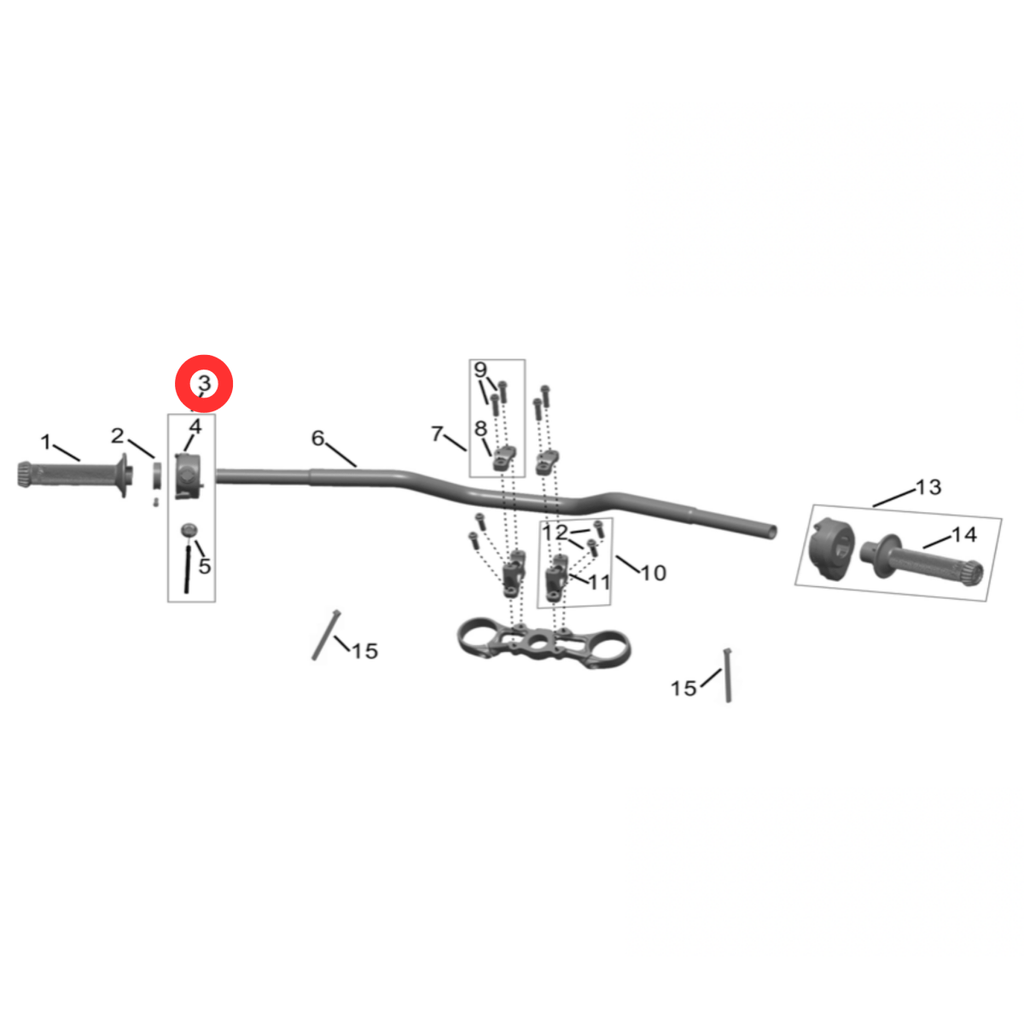 Surron Hyper Bee Left Multifunctional Control, image 3