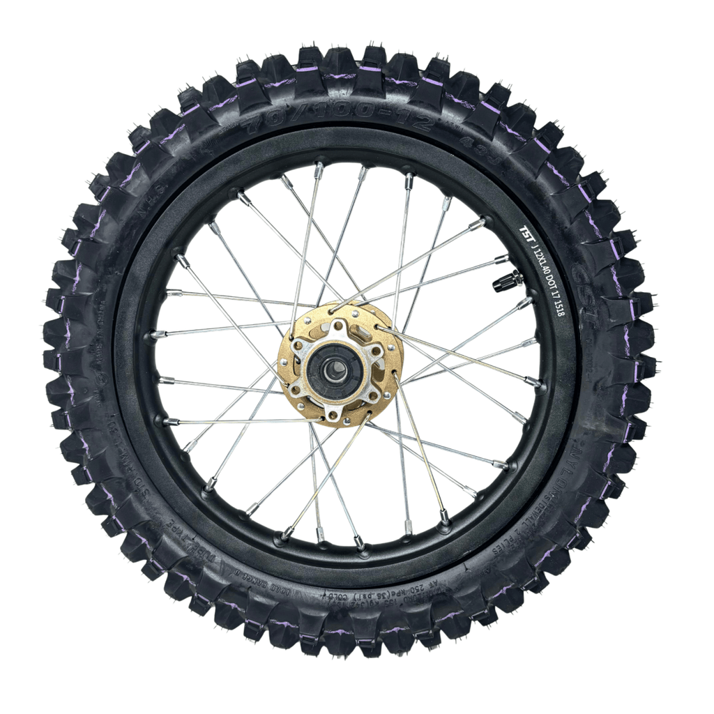 Surron Hyper Bee Rear Wheel Assembly (12"), image 2