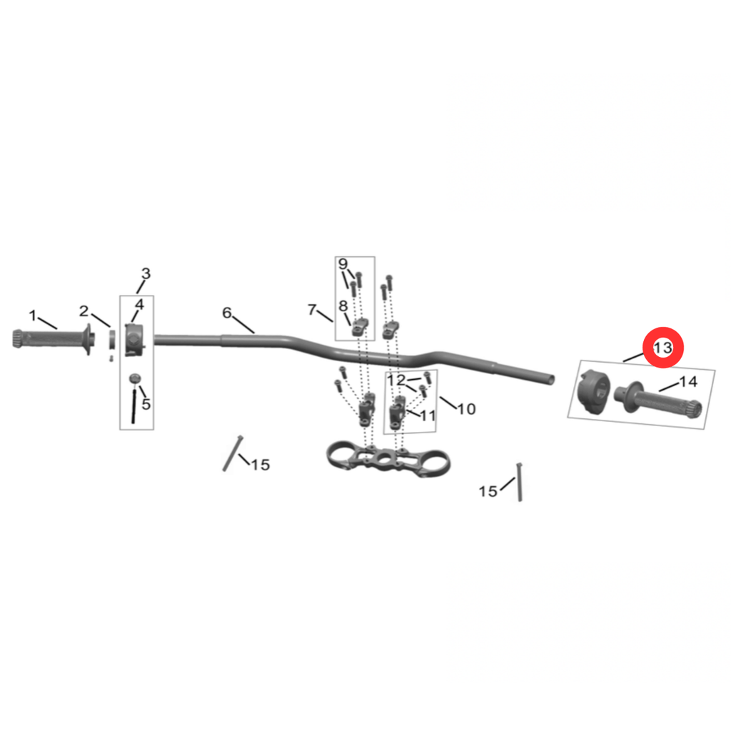Surron Hyper Bee Throttle with Grip, image 3