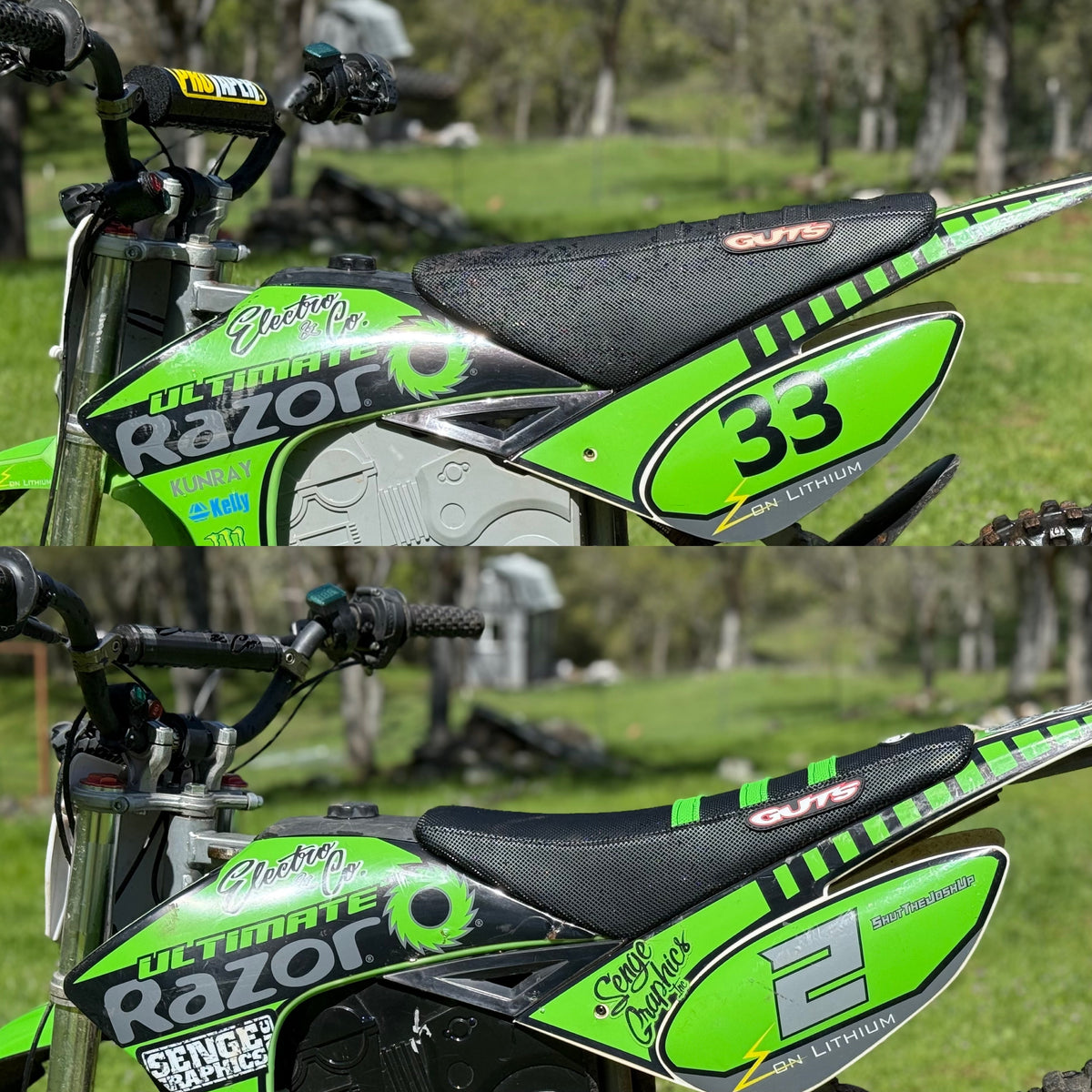 GUTS Seats for Razor MX/SX - product view 3