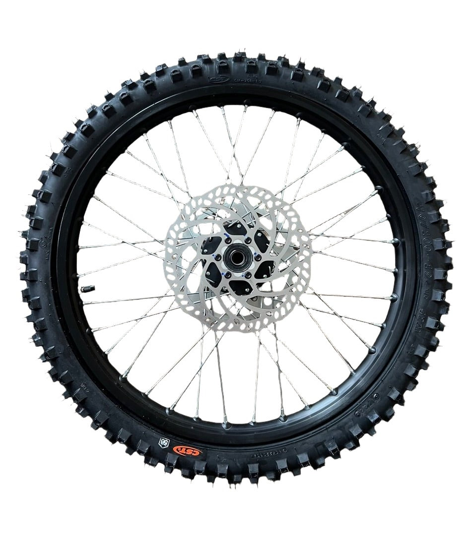 Surron Light Bee 19" Rear Wheel Assembly with Brake Disc, Sprocket, & Tire, image 2