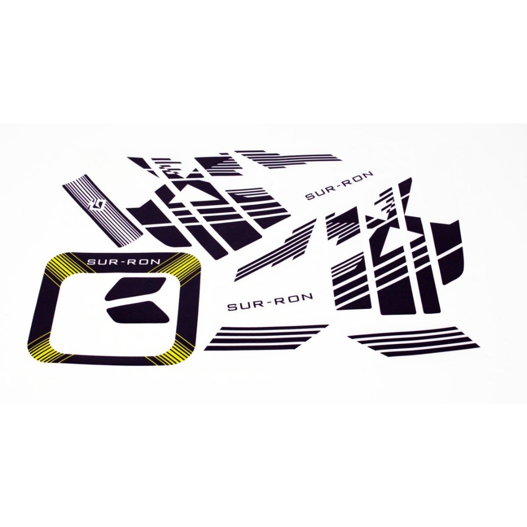 Surron Light Bee Decals/Sticker Kit - Black & White