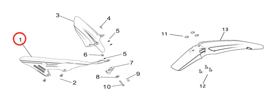 Surron Light Bee Chain Guard, image 4