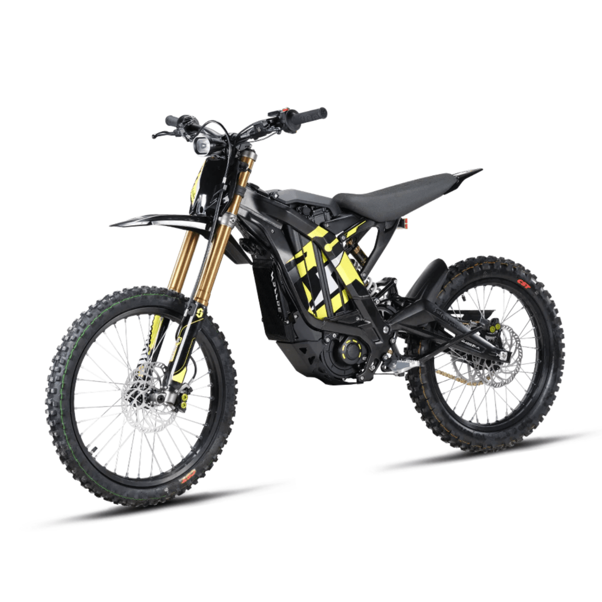 Surron Light Bee Decals/Sticker Kit - Carbon Black/ Sage Green Frame, image 2