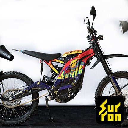 Surron Light Bee Decals/Sticker kit - Dragon Sun - Purple