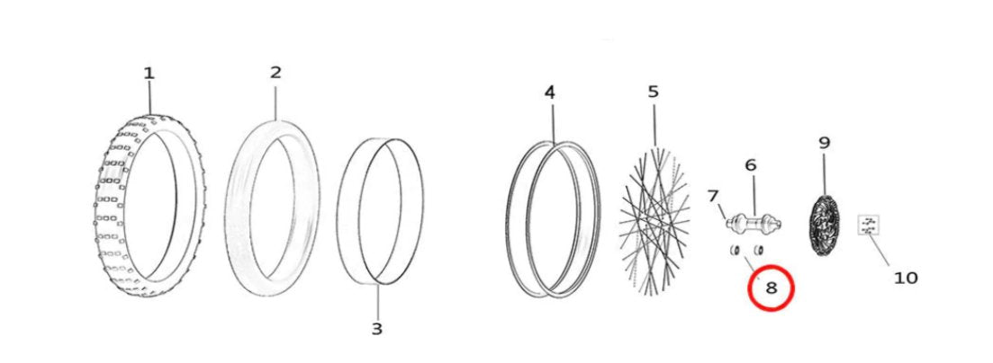 Surron Light Bee Front Wheel Bearing, image 2