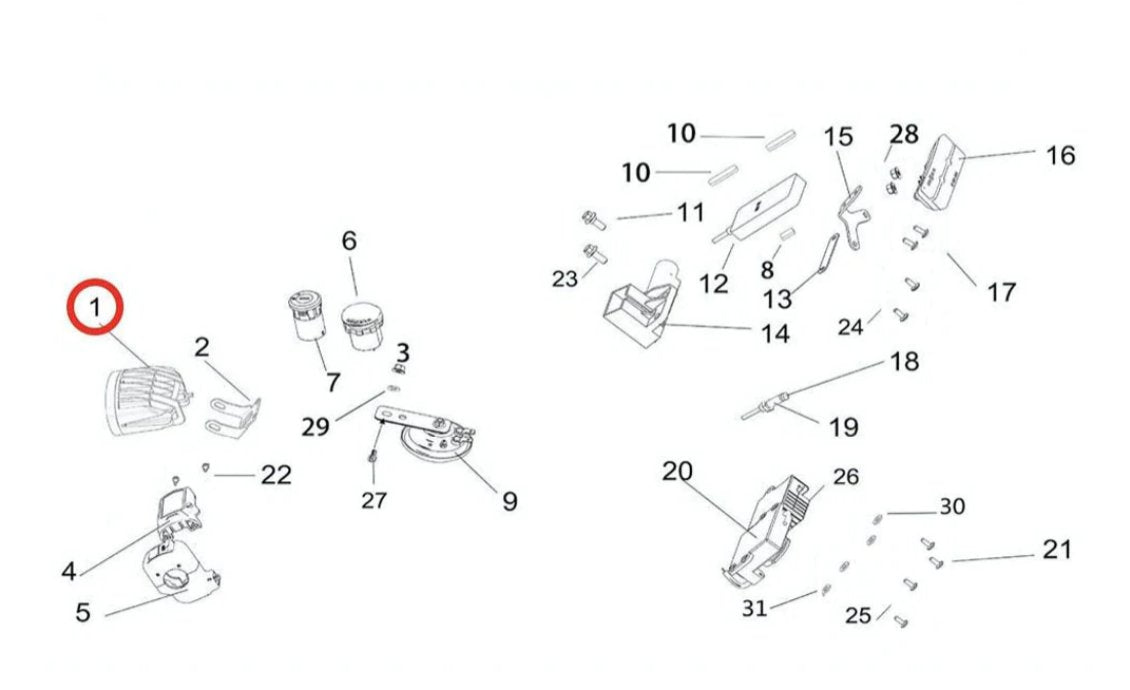 Surron Light Bee Headlight, image 3