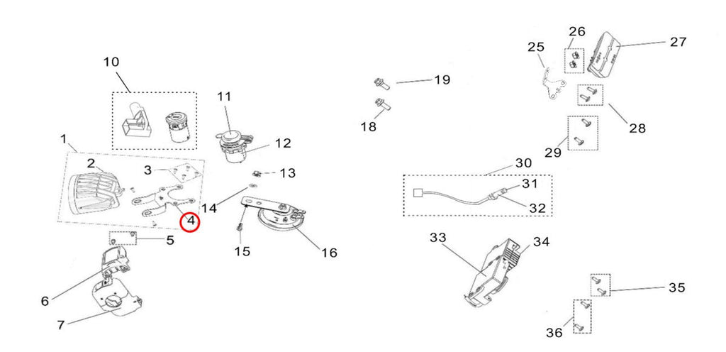 Surron Light Bee Headlight Bracket, image 2