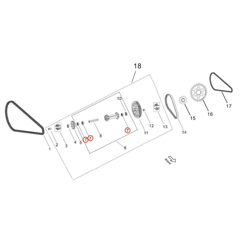 Surron Light Bee Jackshaft / Swingarm Bearing
