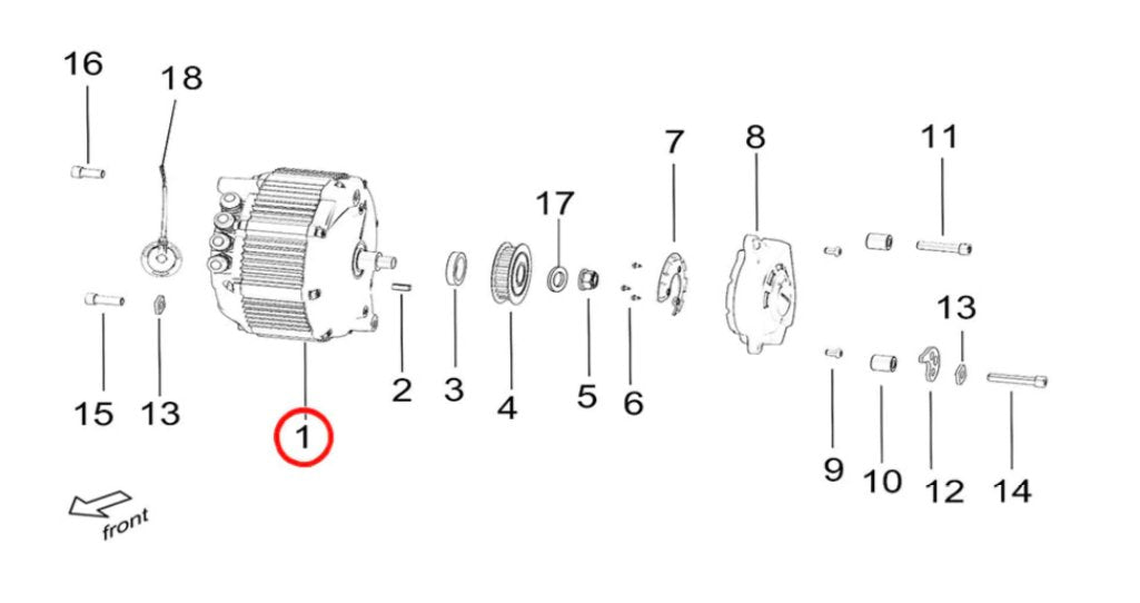 Motor Assembly for Surron Light Bee (2025 & Earlier), image 3