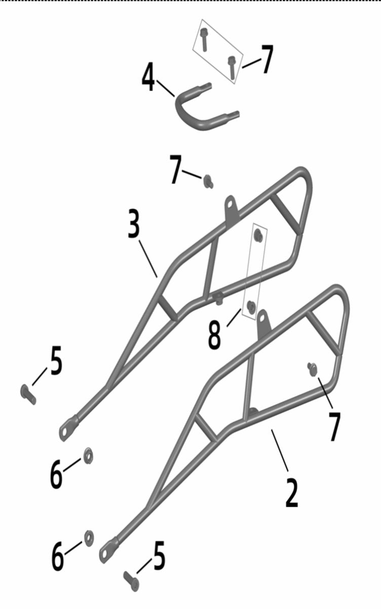 Surron Light Bee Rear Luggage Rack, image 5