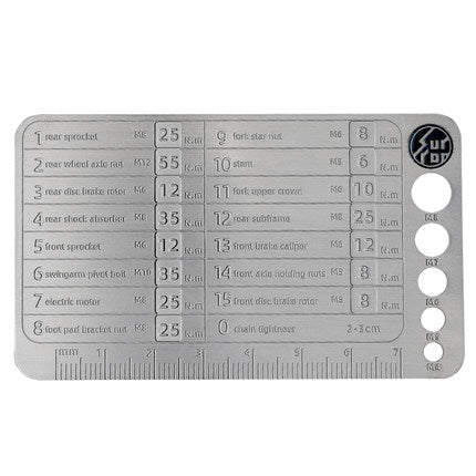 Surron Light Bee Torque Card, image 5