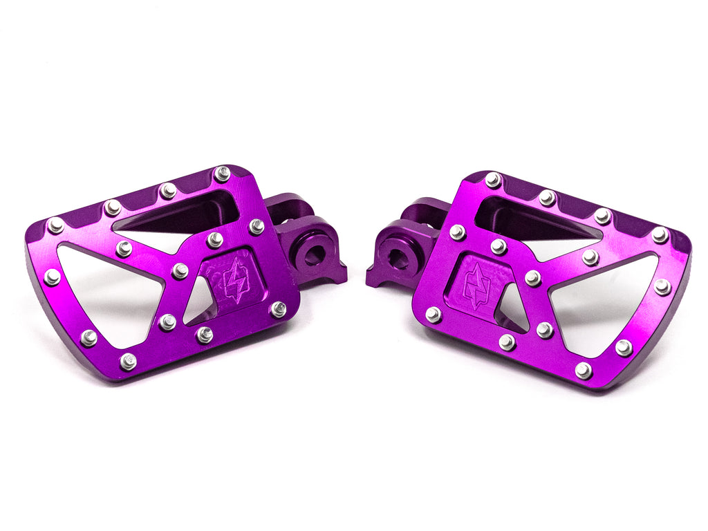 Megalith Foot Pegs for EBOX & Dragster - Purple