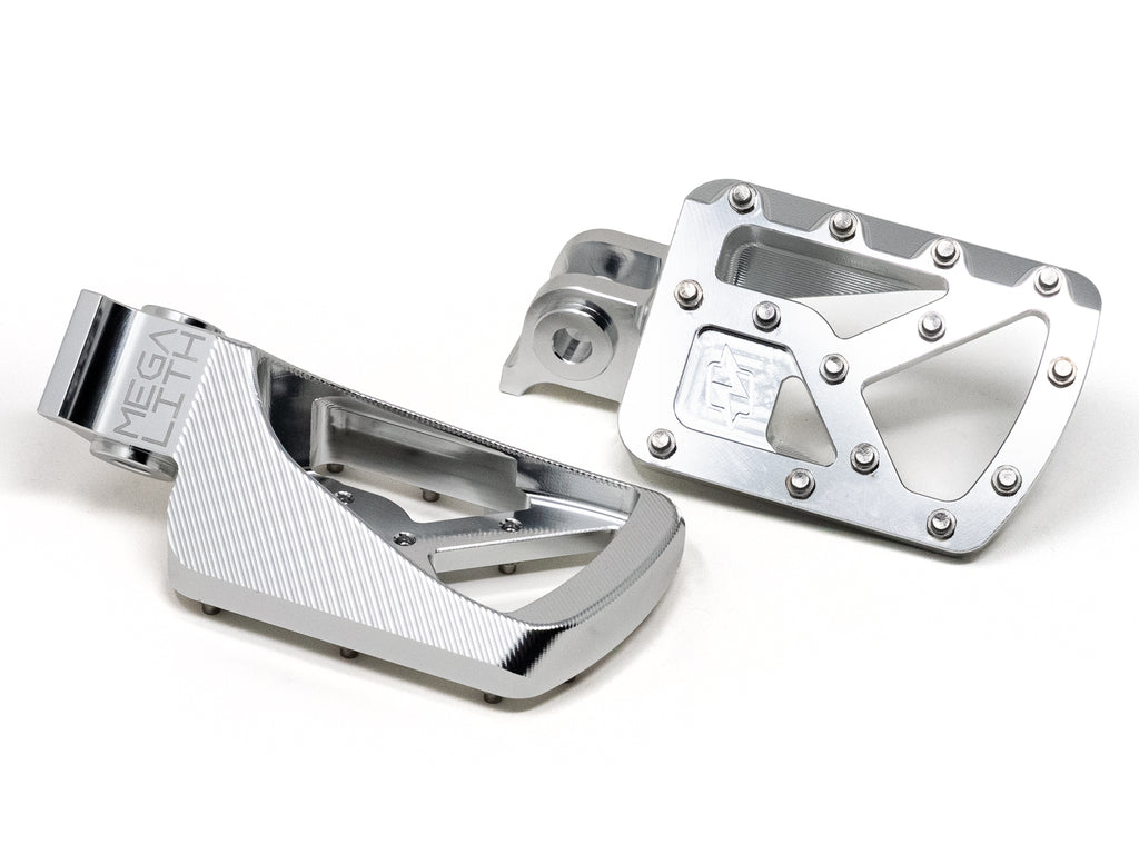 Megalith Foot Pegs for EBOX & Dragster - Silver