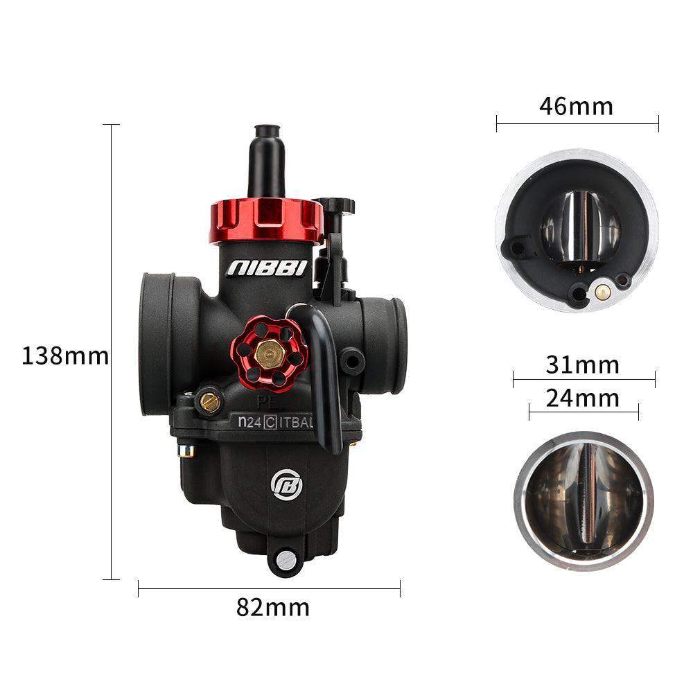 NIBBI Racing PE 24mm Carburetor 125cc-150cc