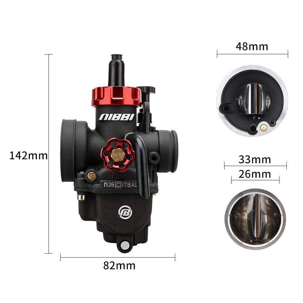 NIBBI Racing PE 26mm Carburetor 150cc-200cc