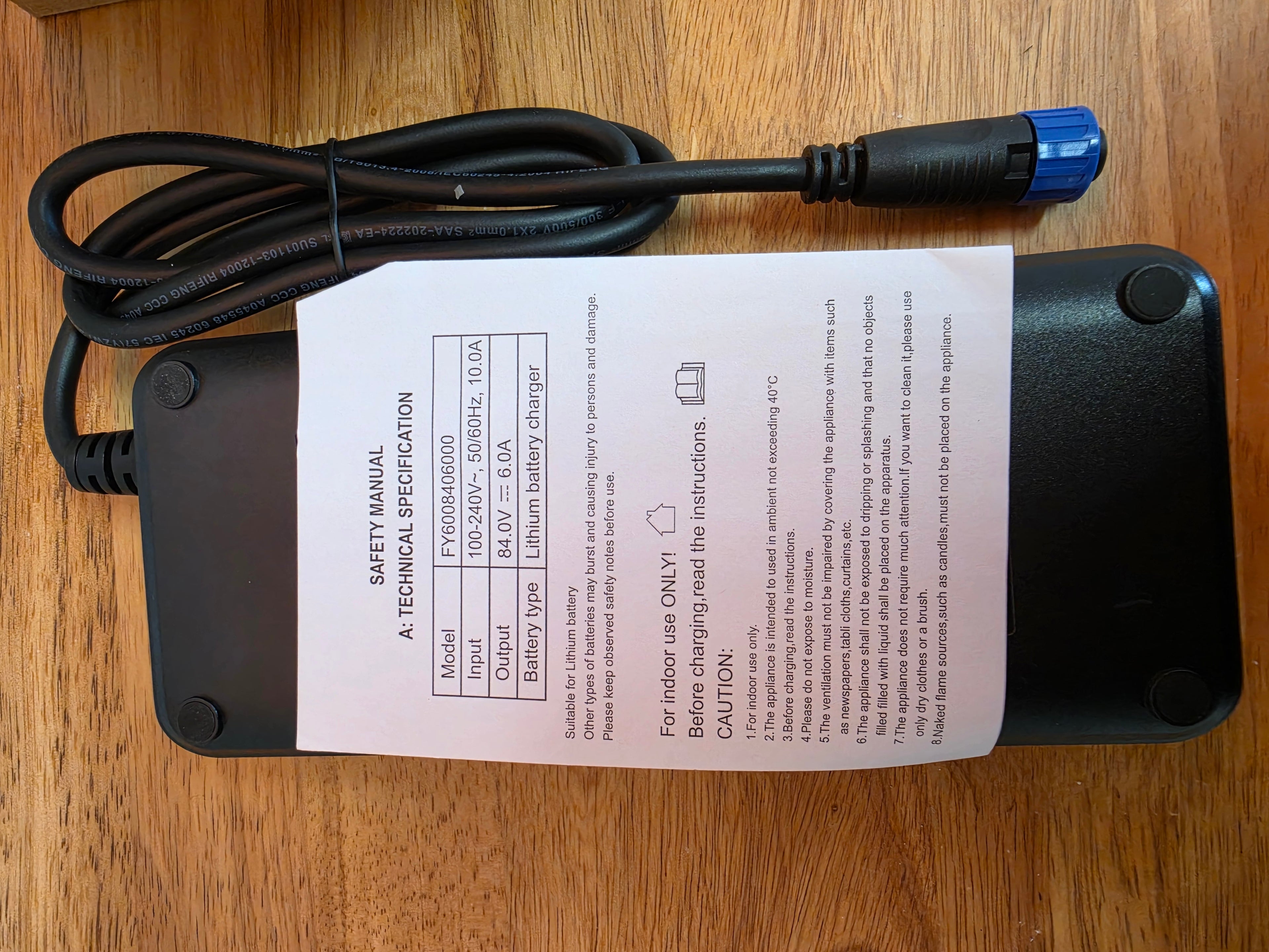 EBOX 84V 6AH CHARGER TO SUIT 72V BIKE ⚡️⚡️⚡️
