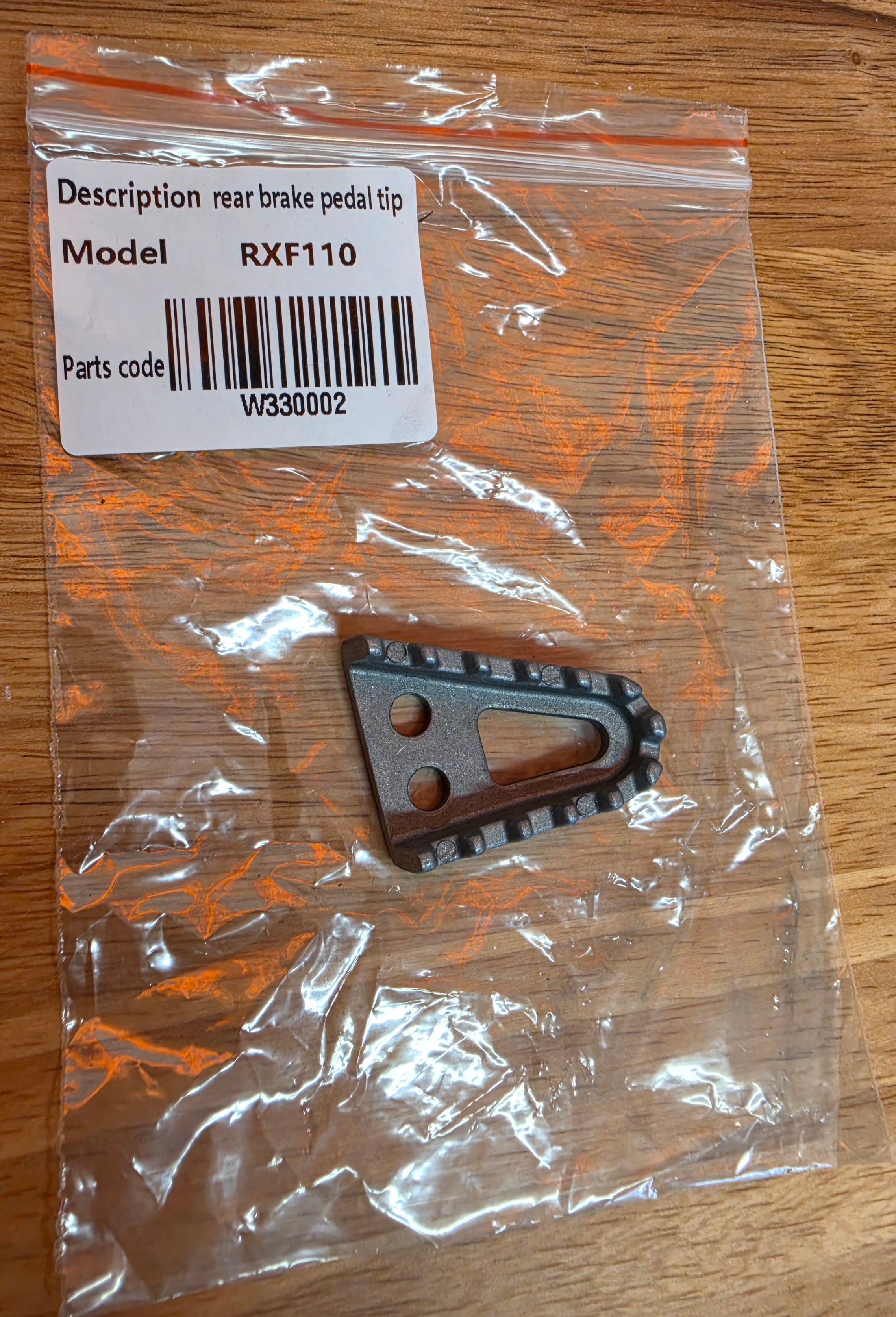 RXF JUNIOR 110 BRAKE LEVER TIP