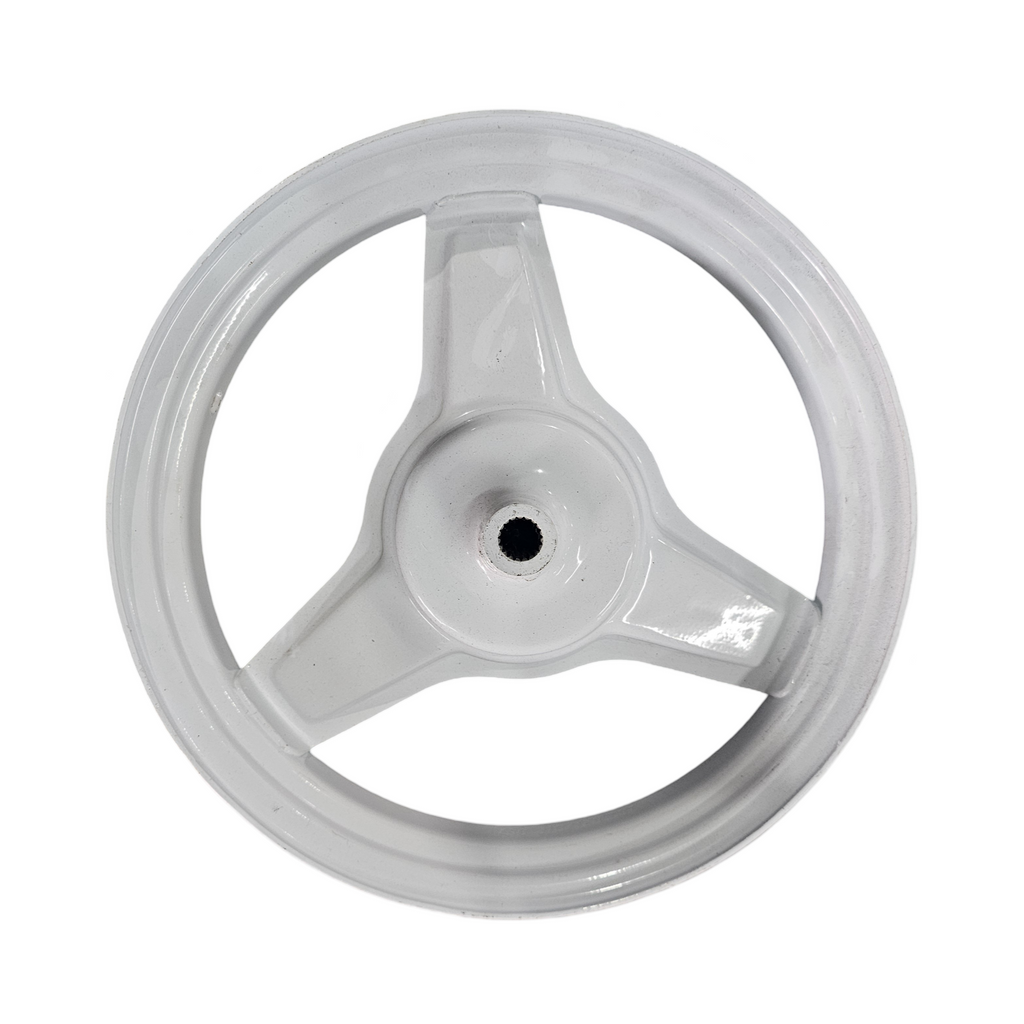 Peewee 50 Front Wheel White