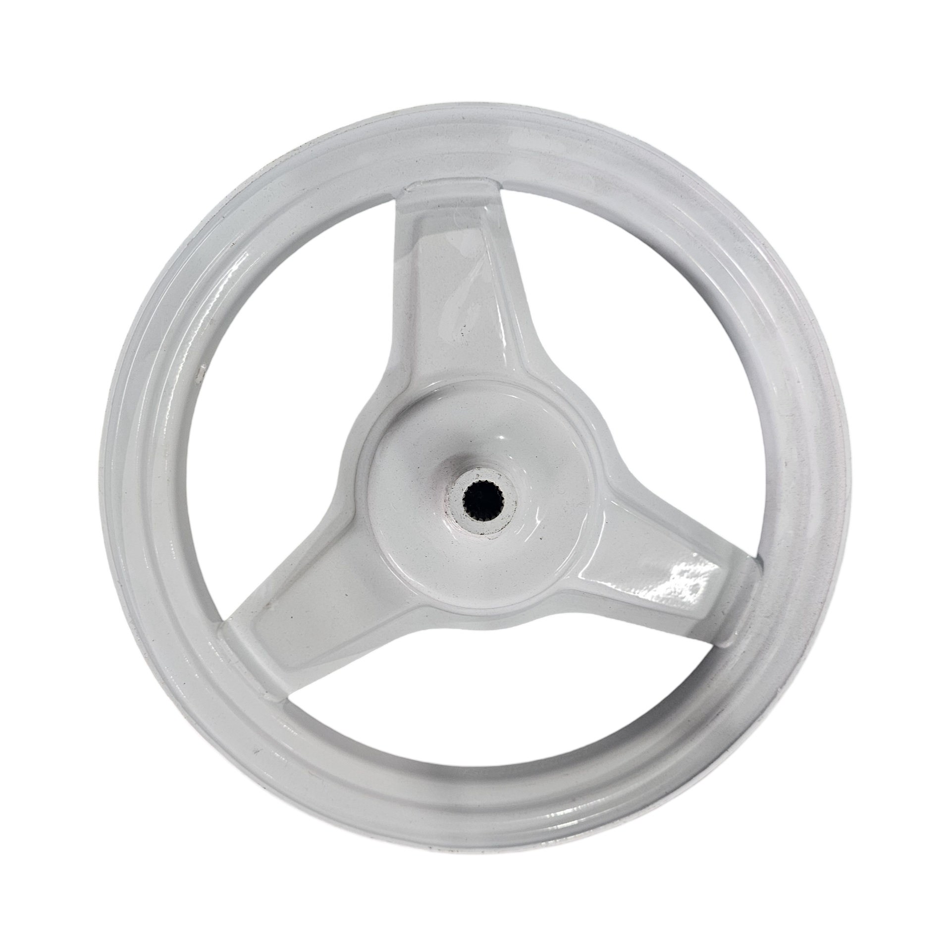 Peewee 50 Front Wheel White