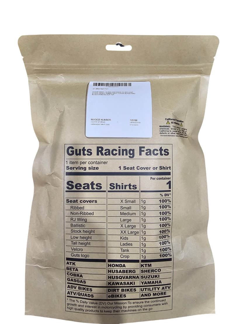 GUTS EBOX V2 SEAT COVER ⚡️⚡️⚡️