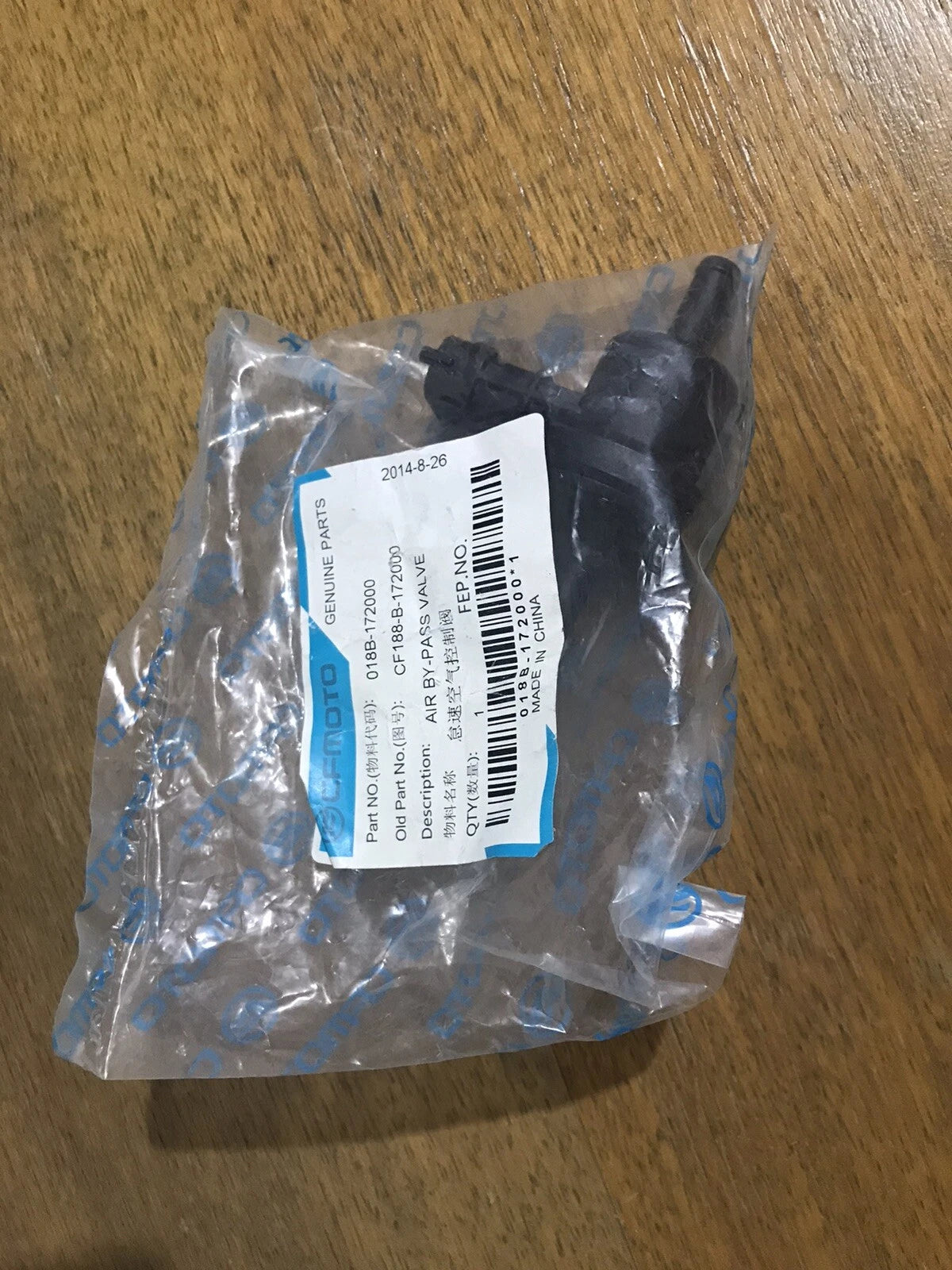 CFMoto Air By Pass Valve, Air control valve 018B-172000 CF188-B-172000 500cc