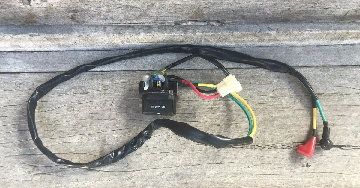 Winch Relay Solenoid 12V 200A Amp Wiring Loom 500cc 600cc 33630-5000