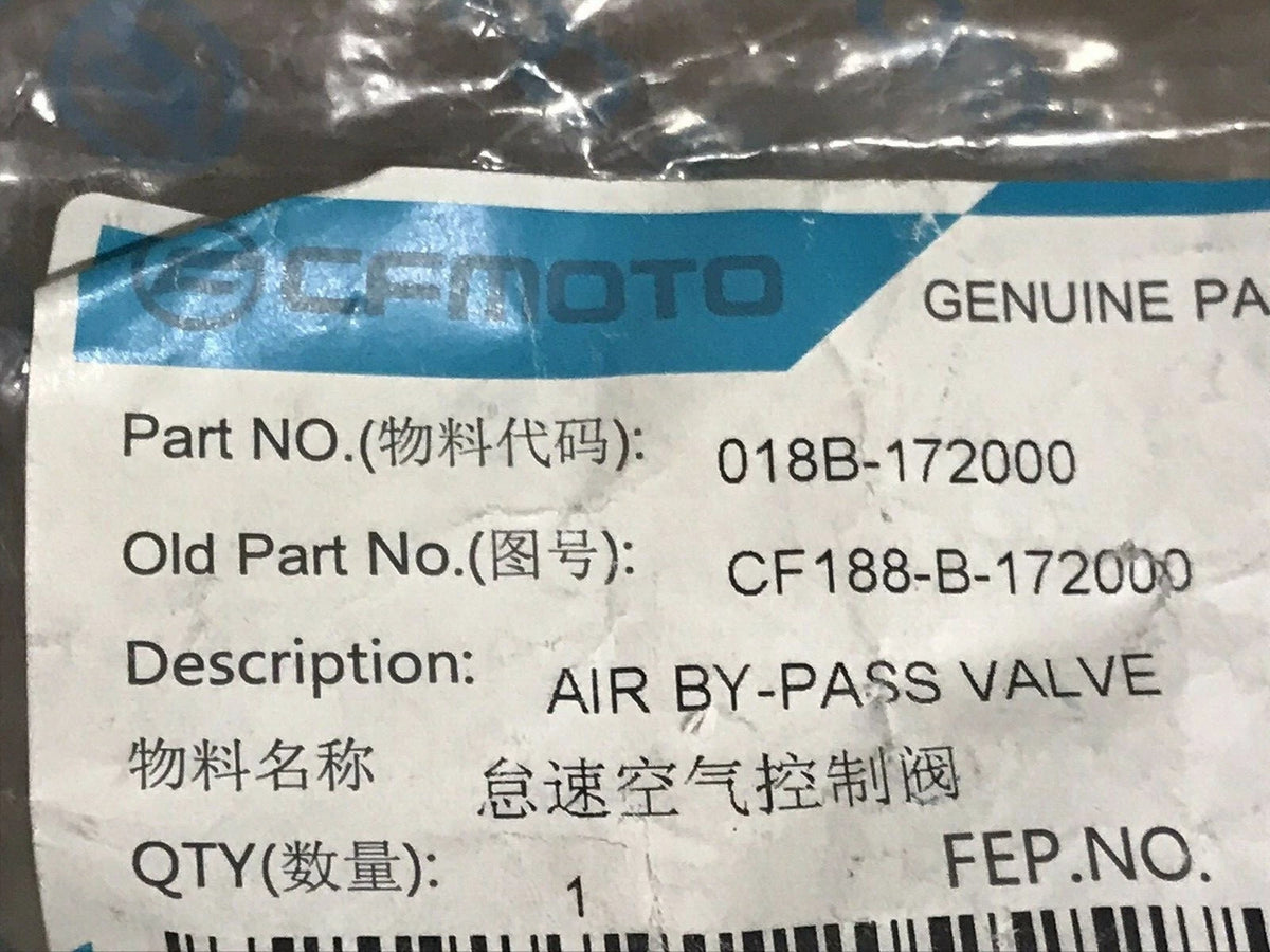 CFMoto Air By Pass Valve, Air control valve 018B-172000 CF188-B-172000 500cc