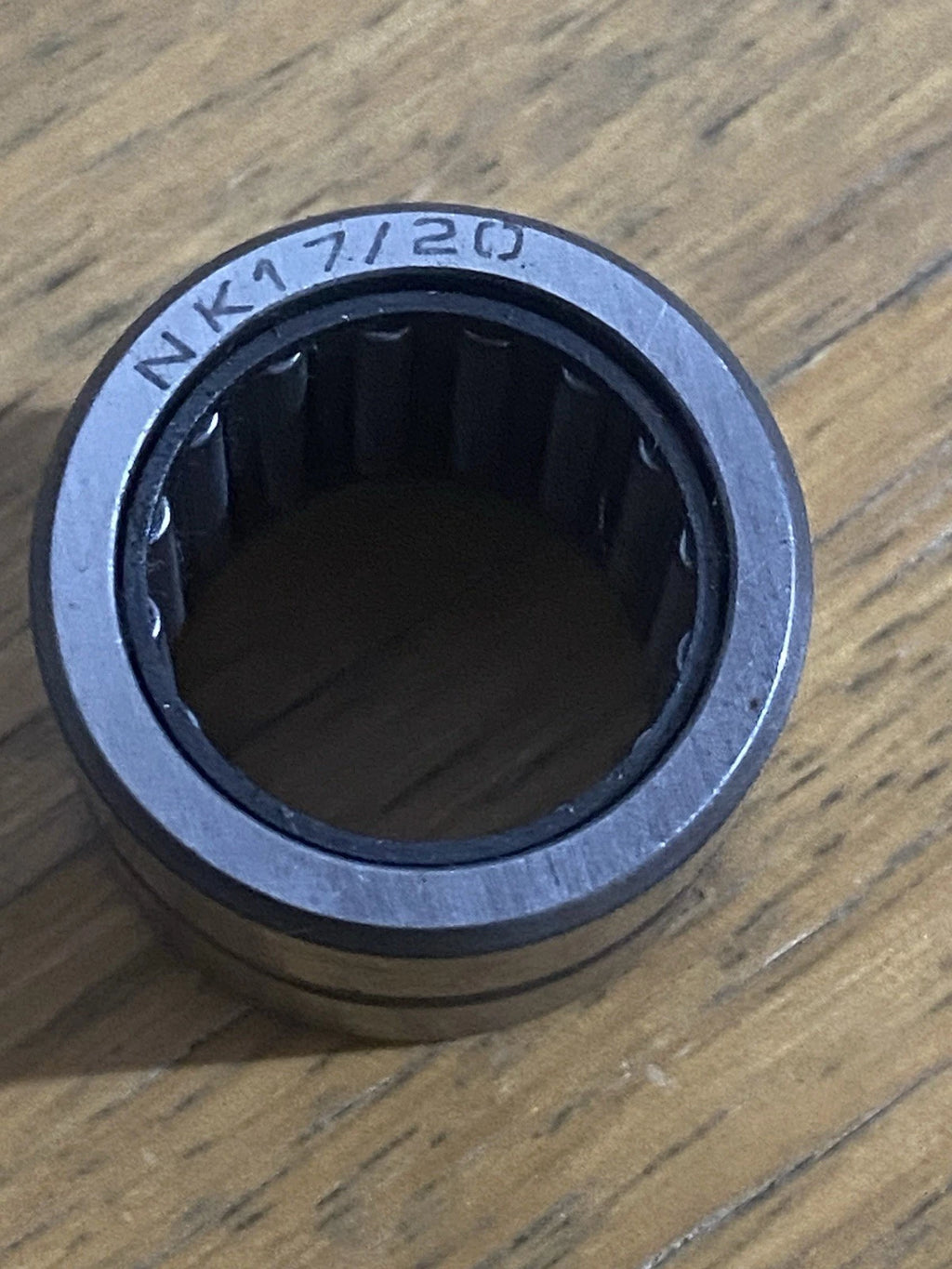 2 Bearings NK17/20 Needle Roller Bearing 17mm x 25mm x20mm chrome Open End