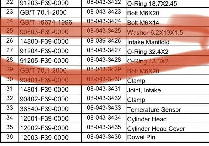 Hisun HS700 Atomik 700cc EFI Intake Manifold Pipe Assembly 14800-F39-0001