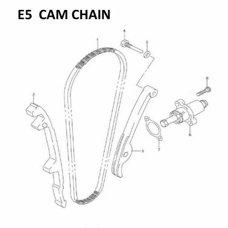 Atomik ATX 500 500cc Cam Timing Chain 505F012
