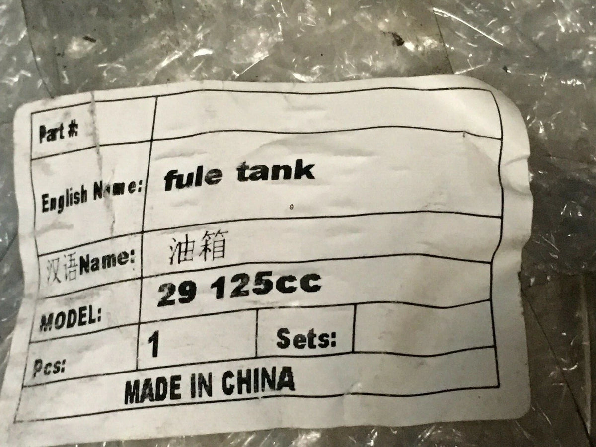 Atomik ProX 125cc 140cc Flute Petrol Tank