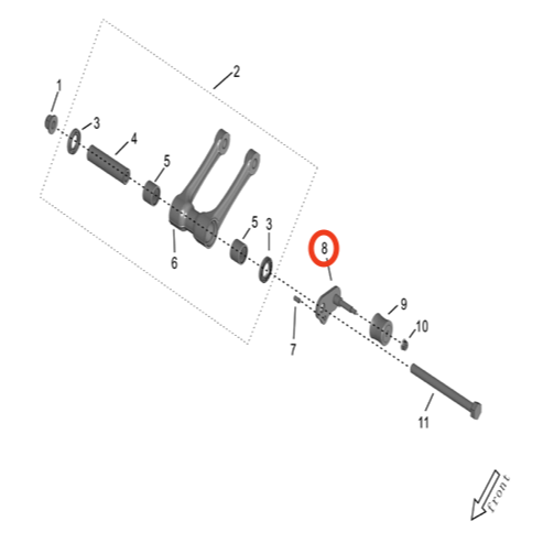 Surron Storm Bee Chain Roller Bracket