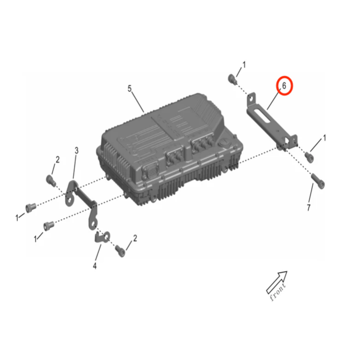 Surron Storm Bee Controller Installation Bracket (FRONT)
