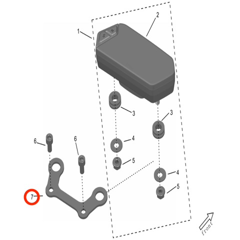 Surron Storm Bee Dashboard/Display Installation Bracket