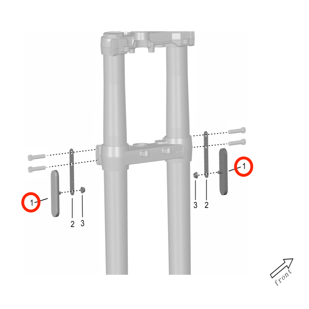 Surron Storm Bee Fork Reflector