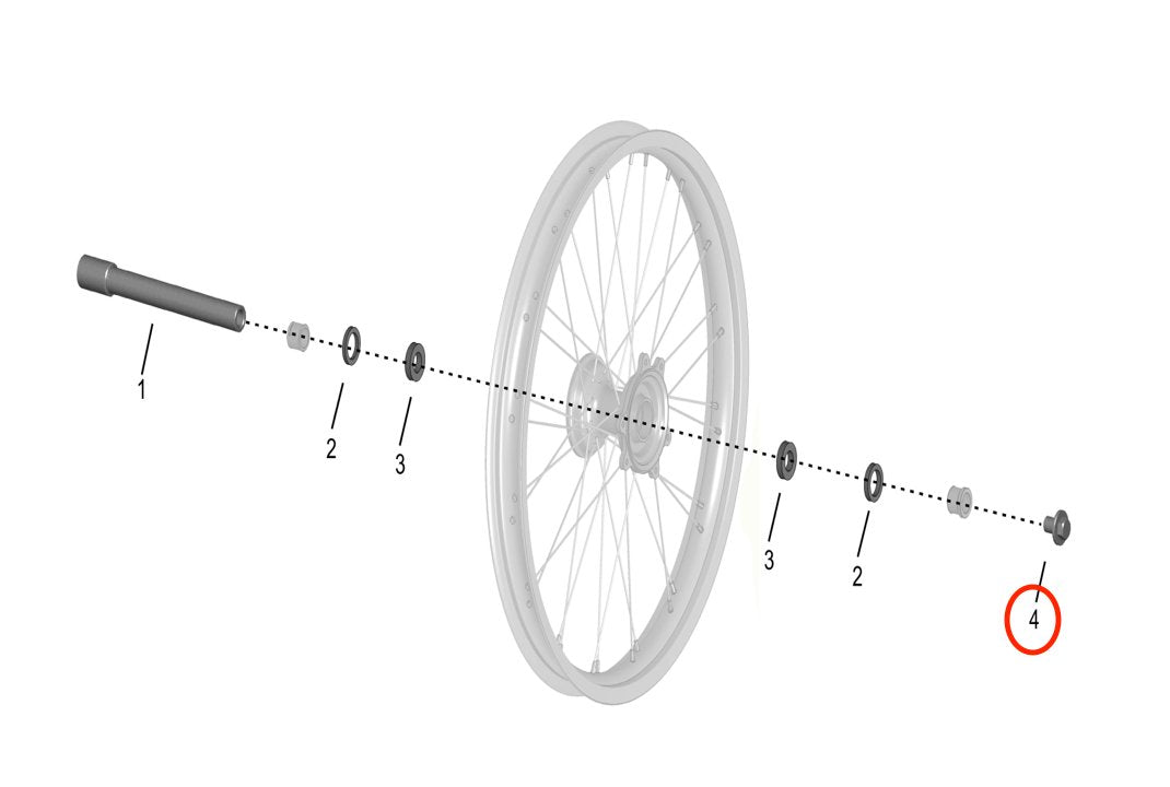 Surron Storm Bee Front Axle Nut, image 2